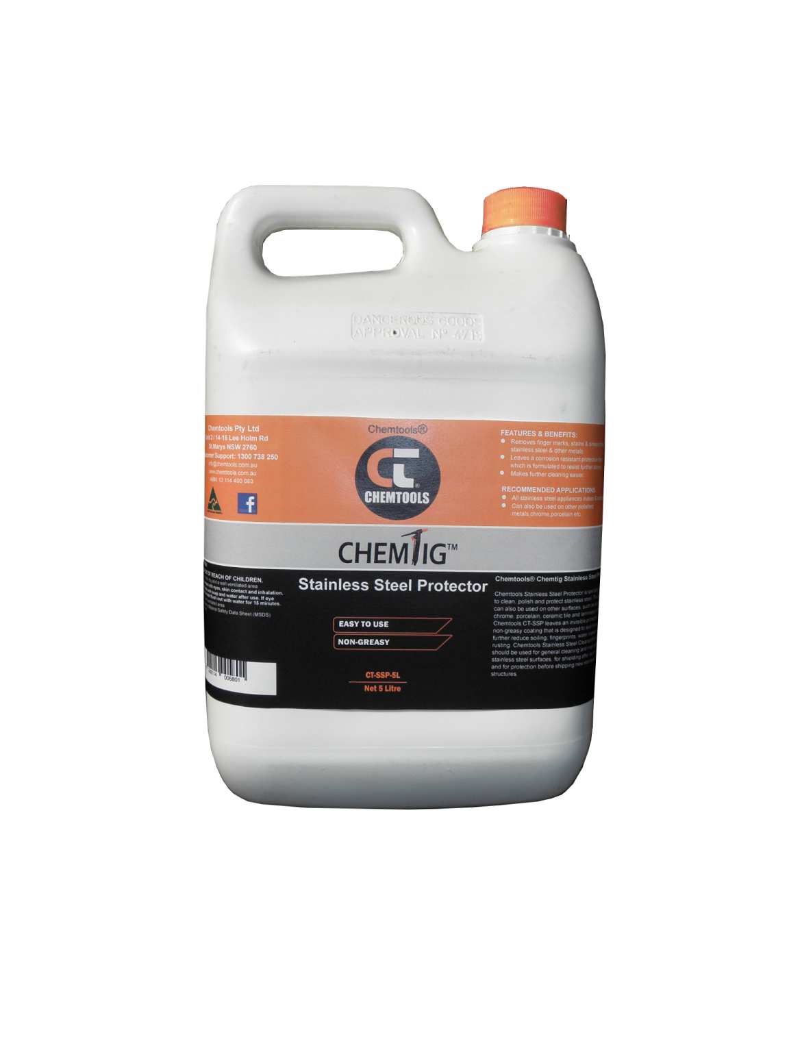 CHEMTOOLS STAINLESS STEEL PROTECTOR 5 LITRES 